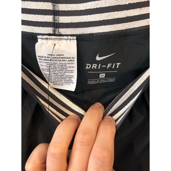 Nike Women's One Dri-FIT High-Waisted 3" 2-in-1 Shorts Size 2X - Picture 5 of 7